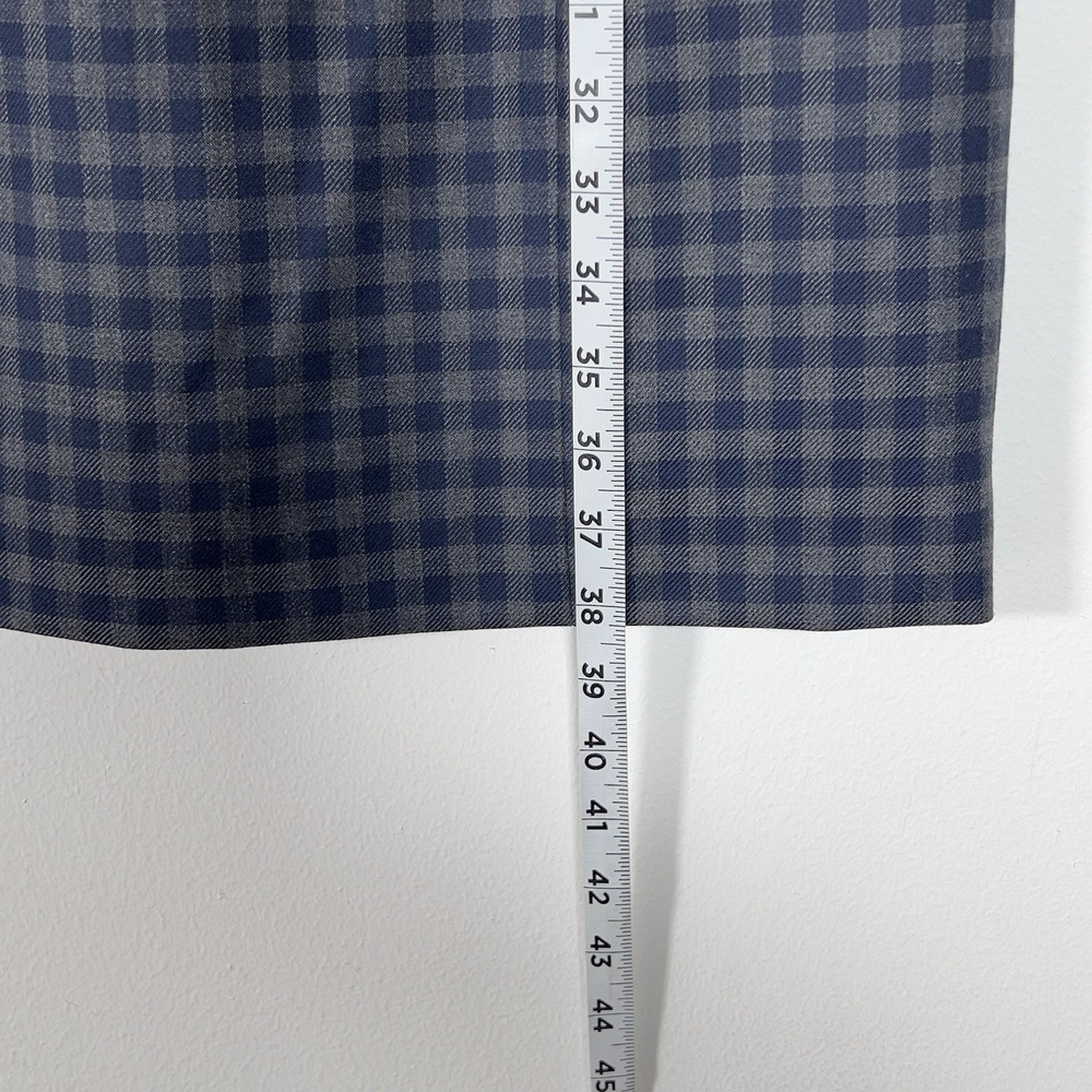 Brooks Brothers Red Fleece Sheath Dress Womens Sz 10 Blue Gingham Short Sleeve - Picture 14 of 14